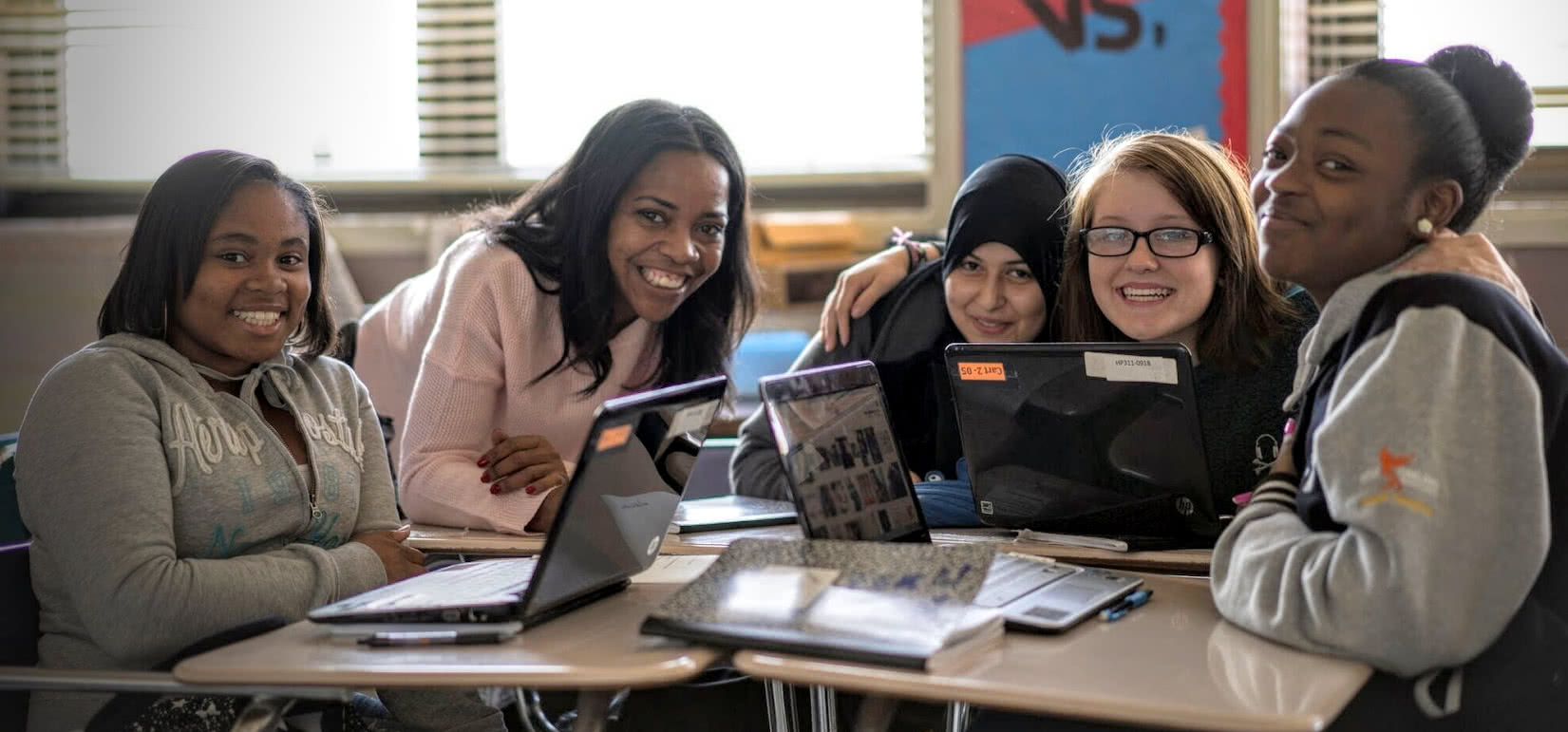 Girls Computer Lesson